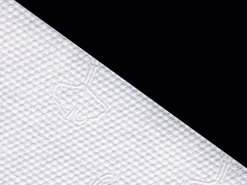 Viskose og polyester Ginkgo Dot Style Spunlace Nonwoven for tørre eller våtservietter